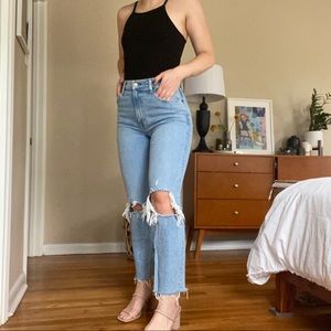 Abercrombie & Fitch The ‘90s Straight Ultra High Rise jean